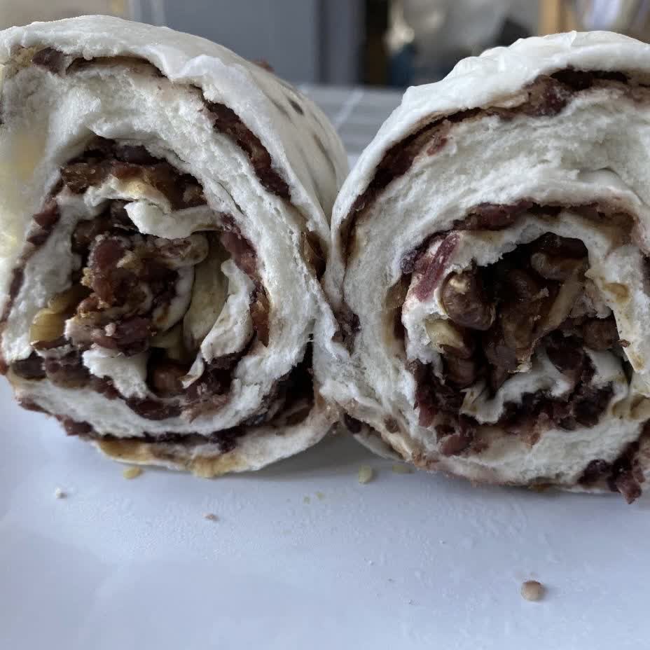 宫门口馒头 老北京宫门口红豆卷核桃卷贝勒红豆卷馒头铺面食加热即食