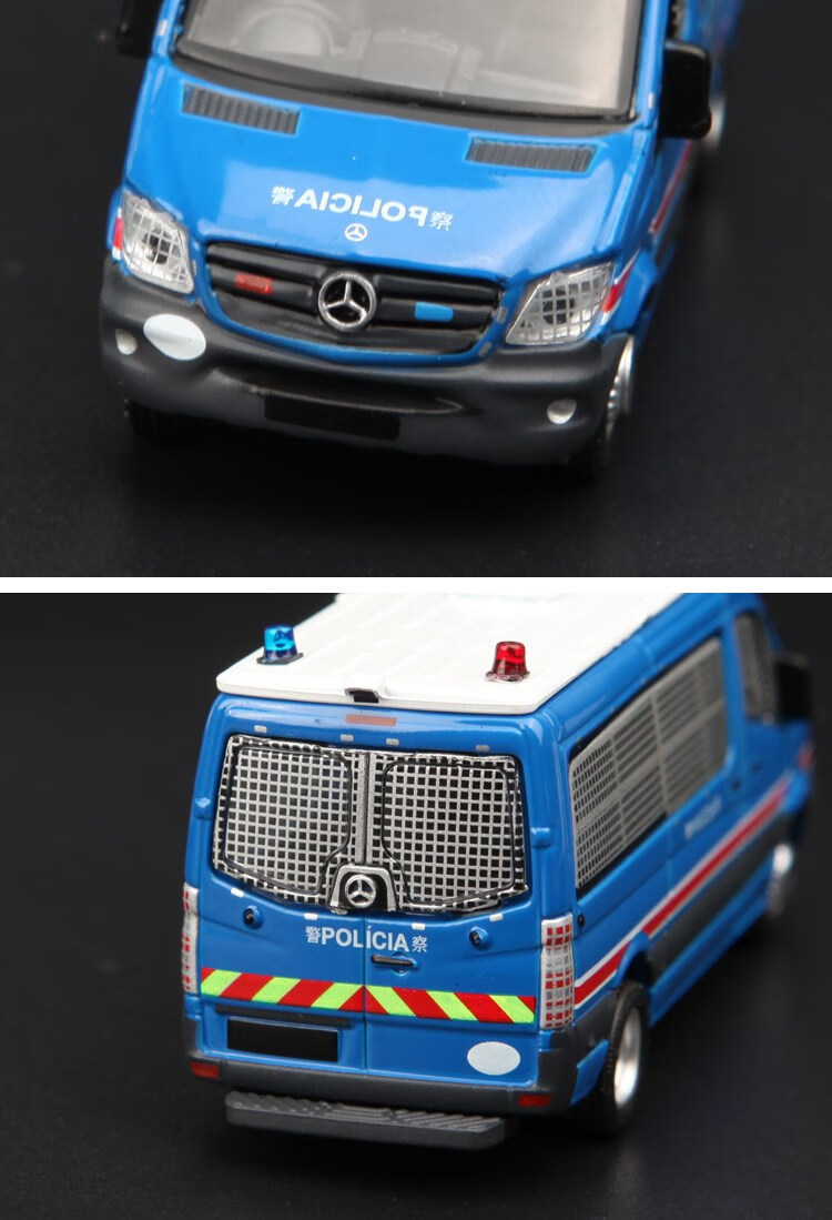 tiny 微影 合金模型 mc7 奔驰警车 平治 sprinter fl 07#儿童玩具