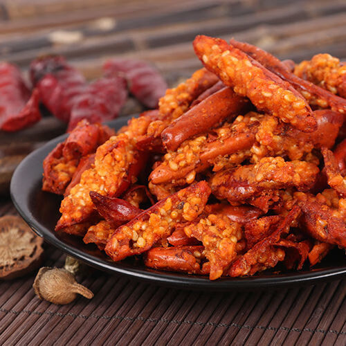 贵州香酥香脆辣椒酥油炸辣子条海椒干吃麻辣零食小吃麻辣味香酥脆