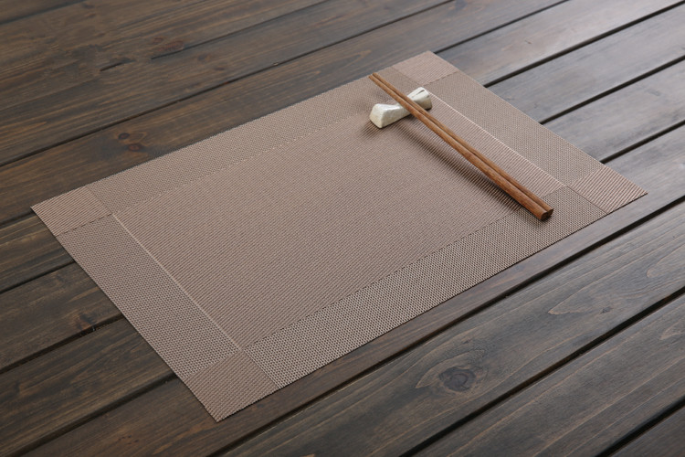 加厚日式餐垫隔热垫pvc西餐垫欧式餐桌垫餐布杯垫碗垫餐盘垫水洗j1