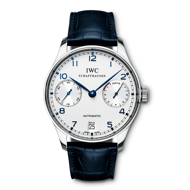 【二手95新】万国男表葡萄牙系列七日链自动机械计时日历表径 42.