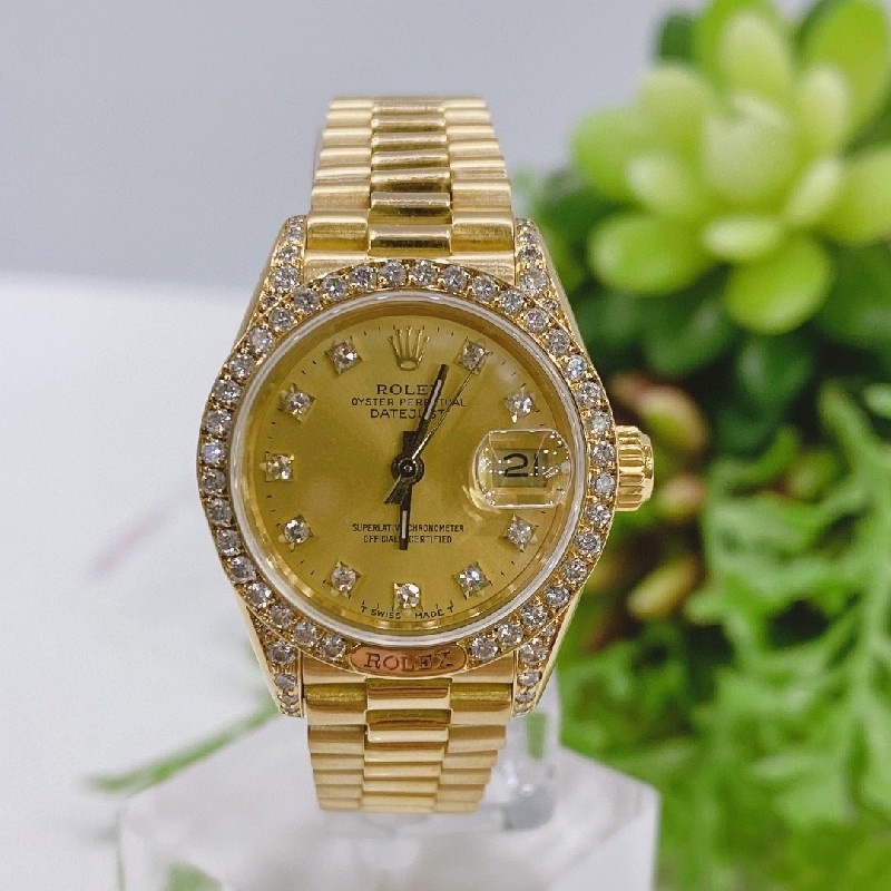 【二手95新】rolex劳力士女装日志型系列69178原镶钻女士腕表【图片