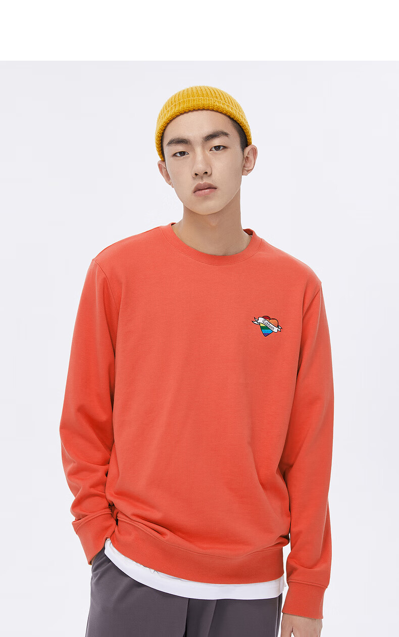 卡宾(cabbeen) cabbeen卡宾男装套头长袖卫衣新款纯色多色休闲易搭