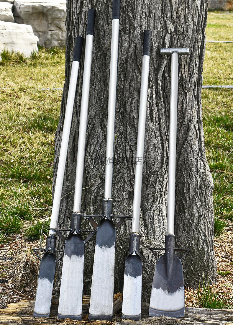 【京选品质】深坑挖土神器 挖树铲洛阳铲铁锹锰钢挖坑神器挖沟洞起苗