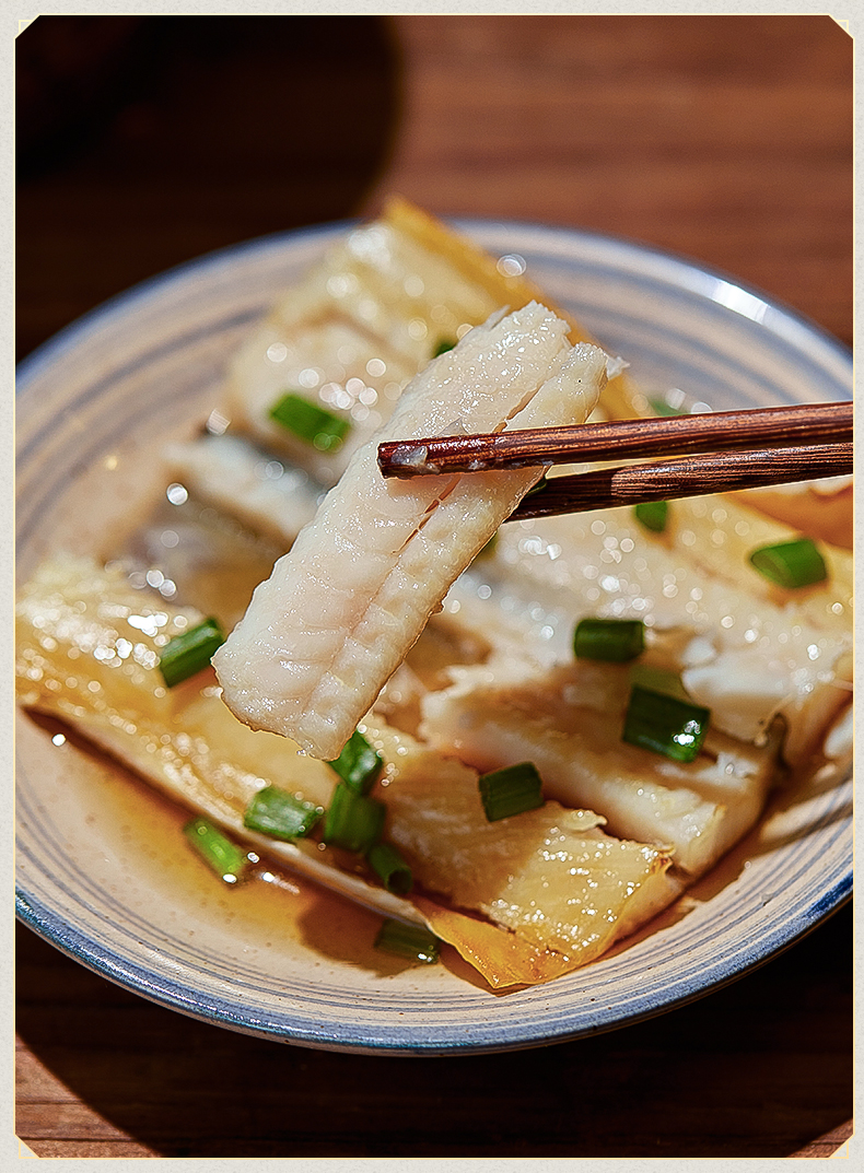 风鳗筒 半干微咸海鳗鱼干整条切断鳗鱼筒鳗鲞海鲜干货特产2斤【图片