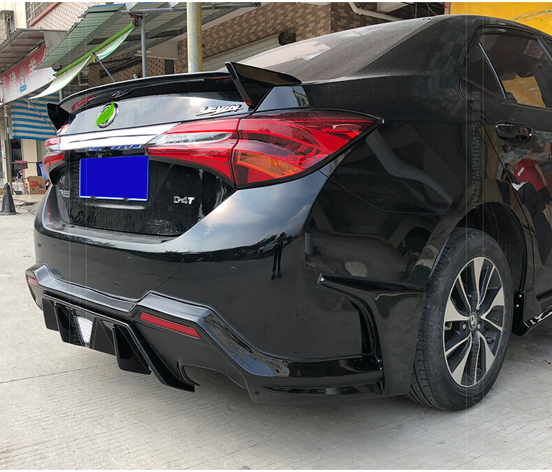 适用14款丰田雷凌前保险杠前铲大小包围外观改装配件保险杠前铲侧裙后