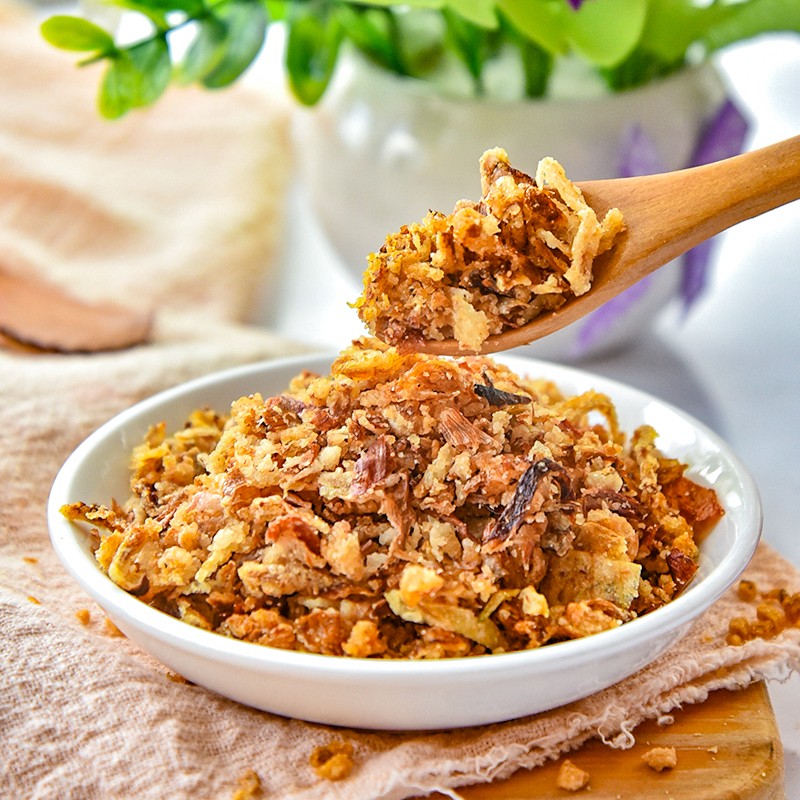 红葱头干葱头 锦裕红葱酥 葱干碎香葱酥凉拌菜拌面小料包饺子馅料炸红