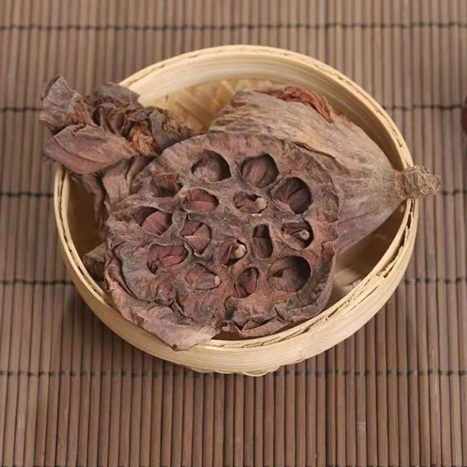 伟博中药材优质洞庭湖新莲蓬 干莲蓬壳 莲房 莲藕房 莲房(500克)超值