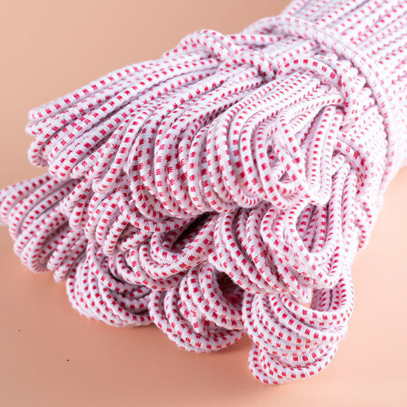 进口多芯松紧带高弹圆松紧带跳皮筋软弹力绳裤腰松紧带橡筋绳 进口多