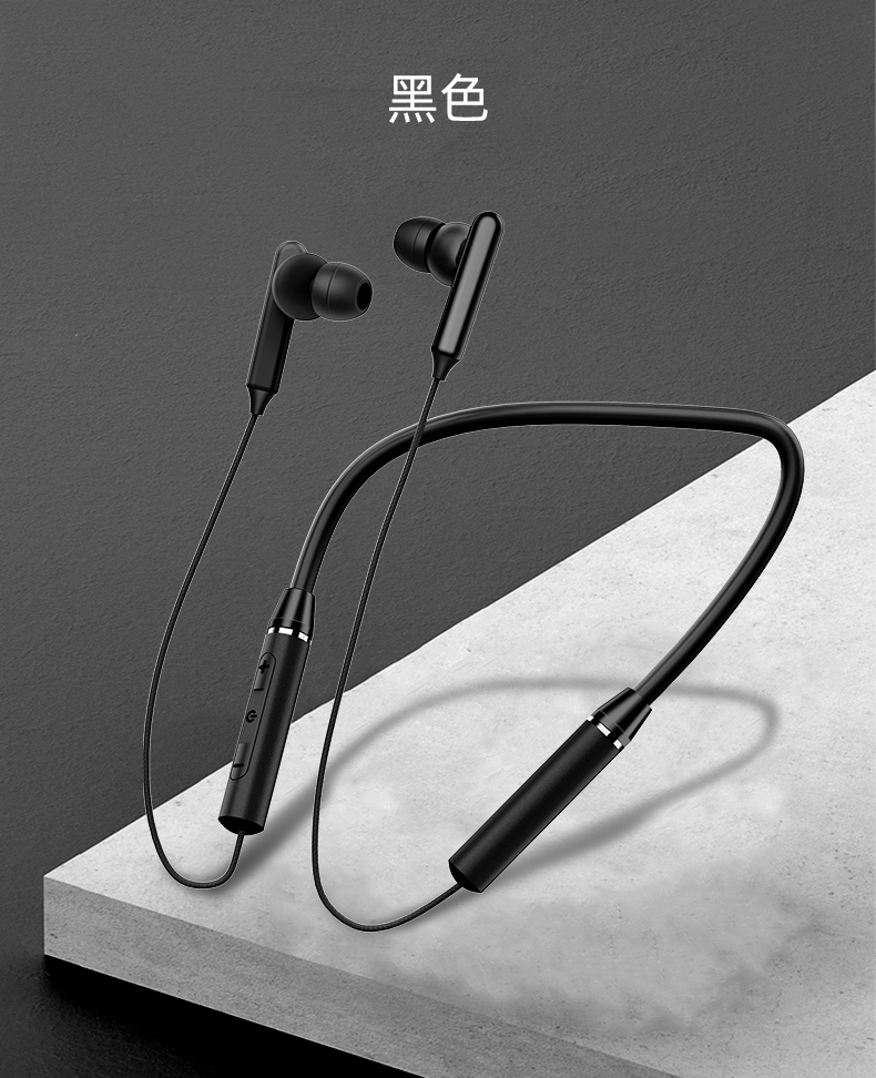 适用华为蓝牙耳机挂脖式mate40 pro入耳颈挂式nova7/8se女生运动 樱花