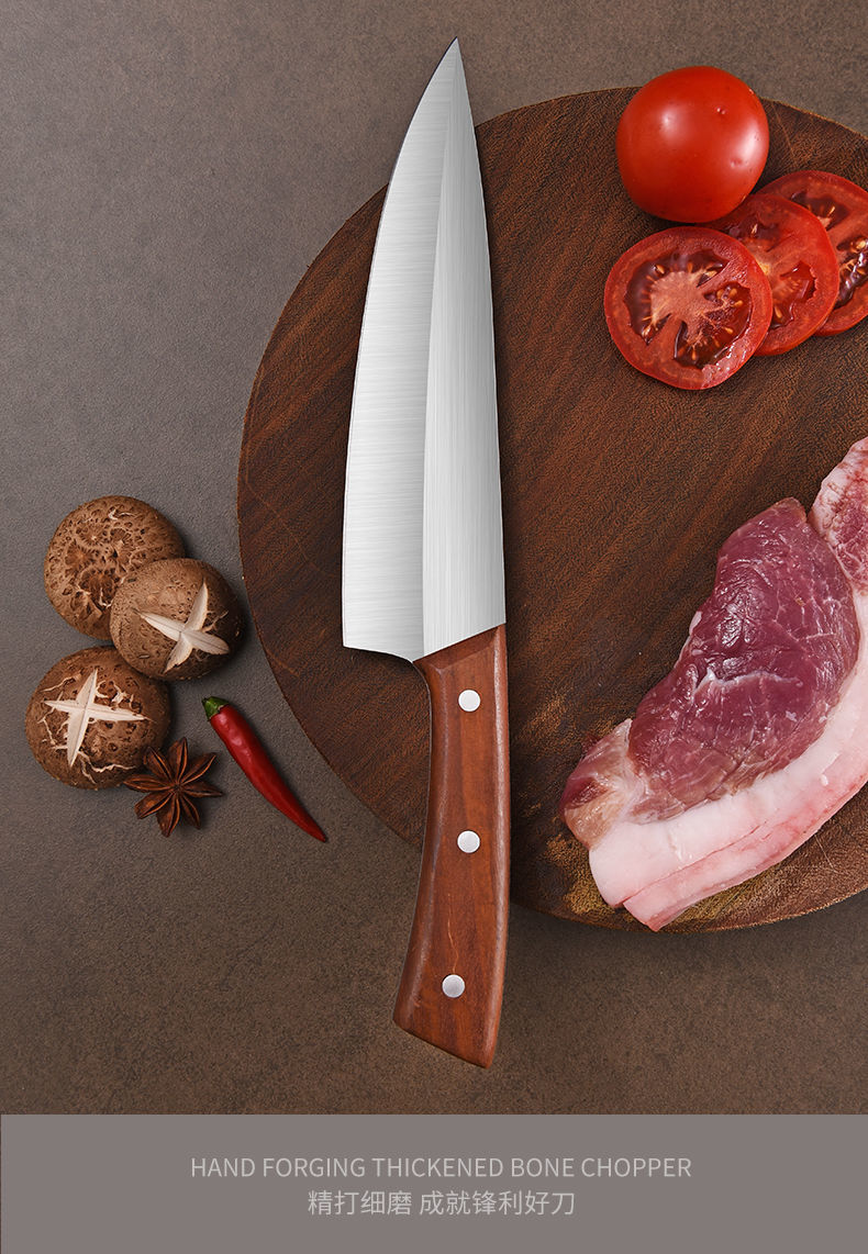 杀猪尖刀猪肉刀刀剪刀大号屠宰专用刀长刀放血屠夫分割刀定制锻打猪肉