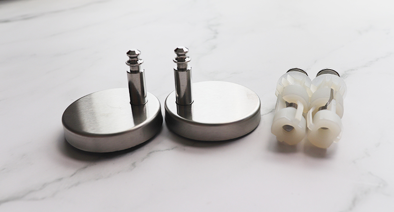 马桶盖安装螺丝配件盖板金属支架固定座快拆坐便器通用连接件s款