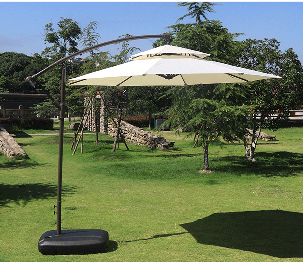 遮阳伞户外大太阳伞阳台沙滩保安岗亭庭院子别墅游泳池花园露天伞室外