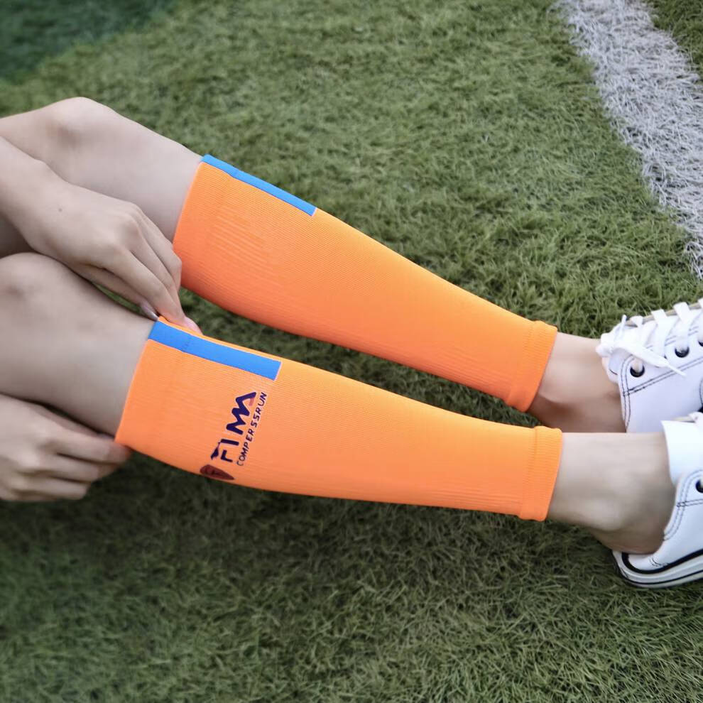 骑行袜专业过膝长筒马拉松护腿套袜骑行压缩小腿套运动压力护腿袜子