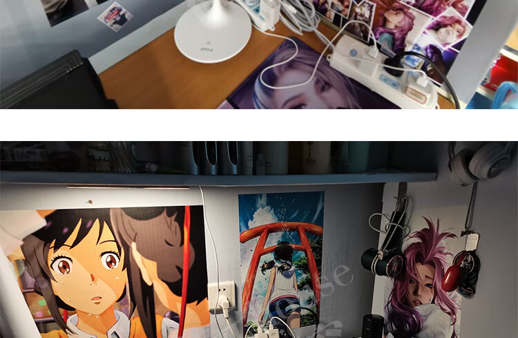 你好世界海报helloworld你好世界动漫海报周边一行瑠璃直实宿舍卧室大