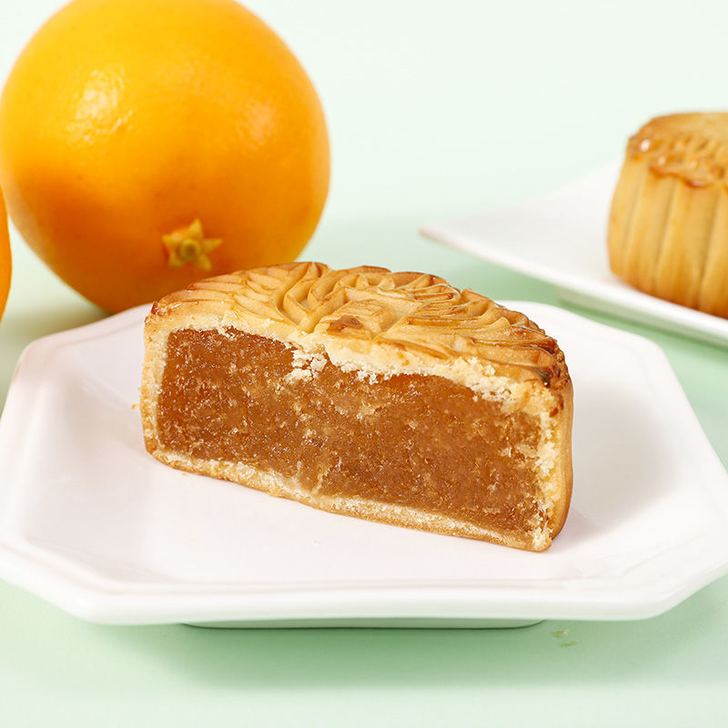 广州酒家 凤梨水果味月饼散装 广式老式多口味 哈密瓜中秋 哈密瓜水果