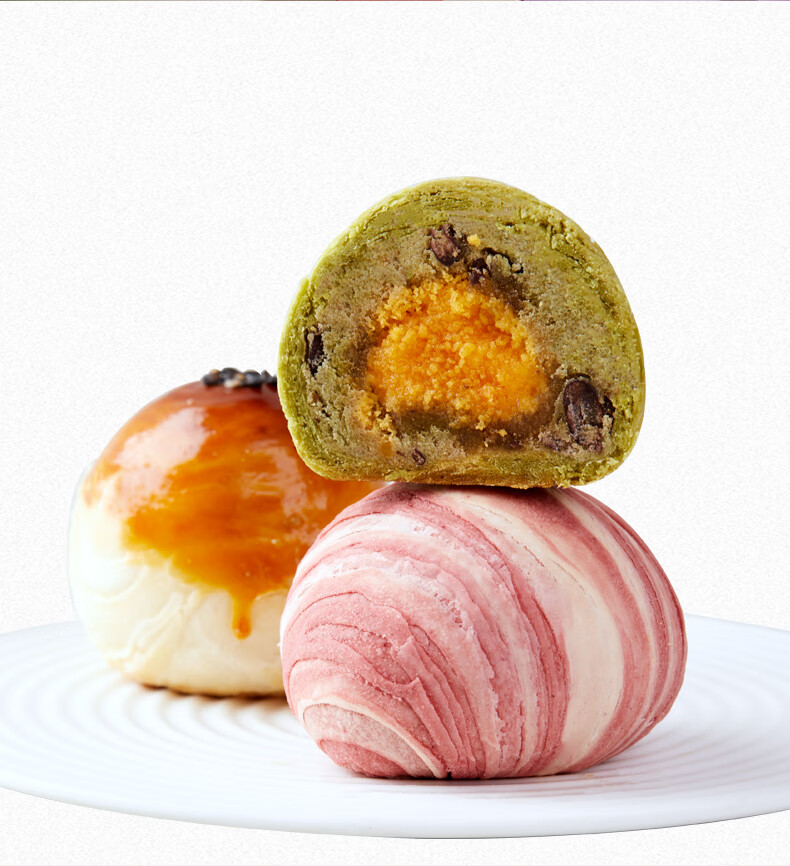 手工蛋黄酥中秋月饼礼盒上海特产糕点心网红零食小吃早餐 5口味12枚装