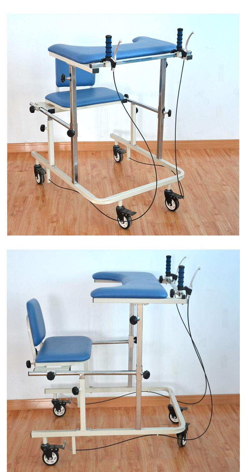 北巧辅助步态训练器可调节步态矫正四轮助步器步行康复训练器辅助步行