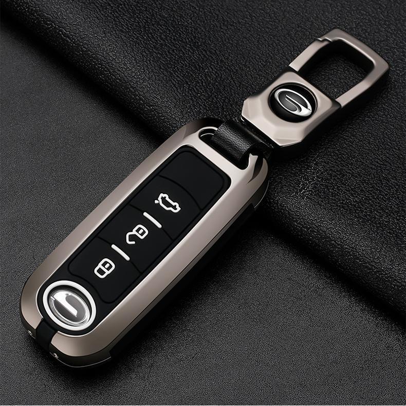 广汽传祺m8钥匙套2021款传奇m6pro汽车高档金属钥匙包壳扣男女士 传祺