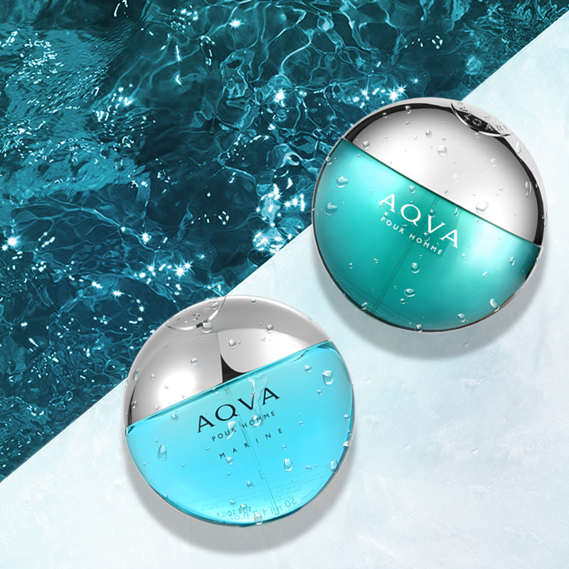 bvlgari宝格丽aqva碧蓝活力海洋水能量男士淡香水清新 水能量 50ml