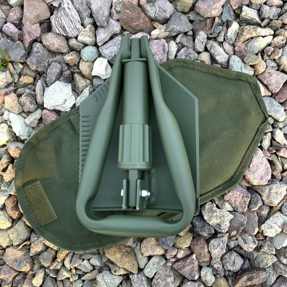 工兵铲德国高品质德国工兵铲子bund现役公发折叠军工户外求生露营车载