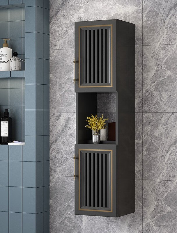 九牧王全铝吊柜防水太空铝马桶储物柜浴室墙壁柜挂墙免打孔现代简约