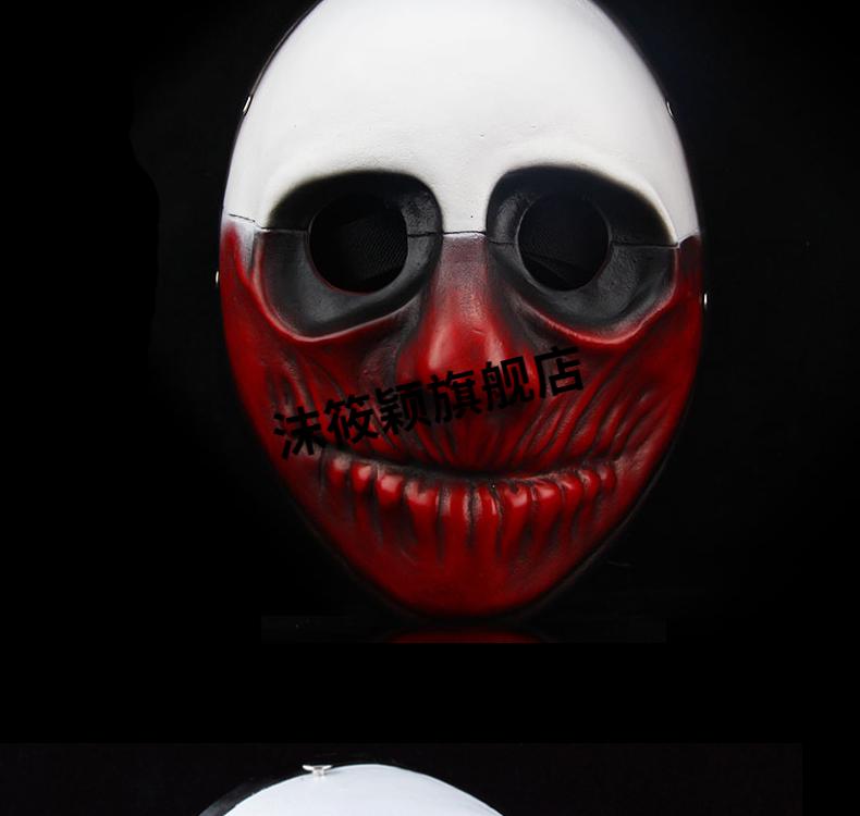 收获日2面具 树脂收获日2面具万圣节面具payday2主题面具游戏收获日2