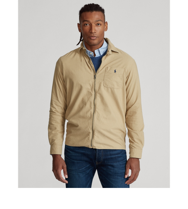 ralph lauren/拉夫劳伦男装 经典款牛津布外套式衬衫rl13784 260-棕色