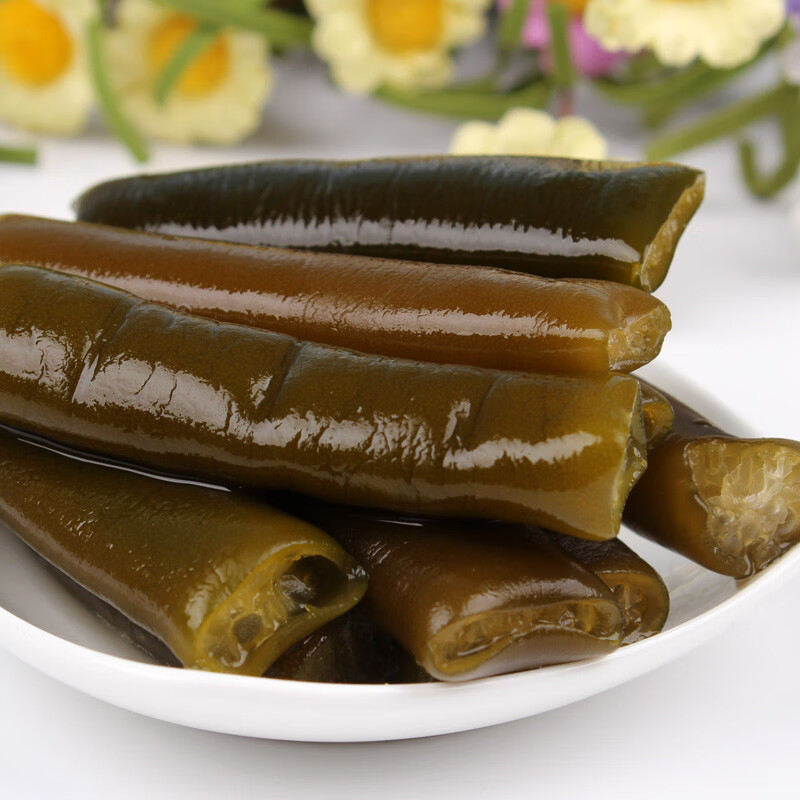 海笋干新晒海茸新鲜海藻冰笋海菜凉拌菜菜黄金海茸条素食菜25kg5斤