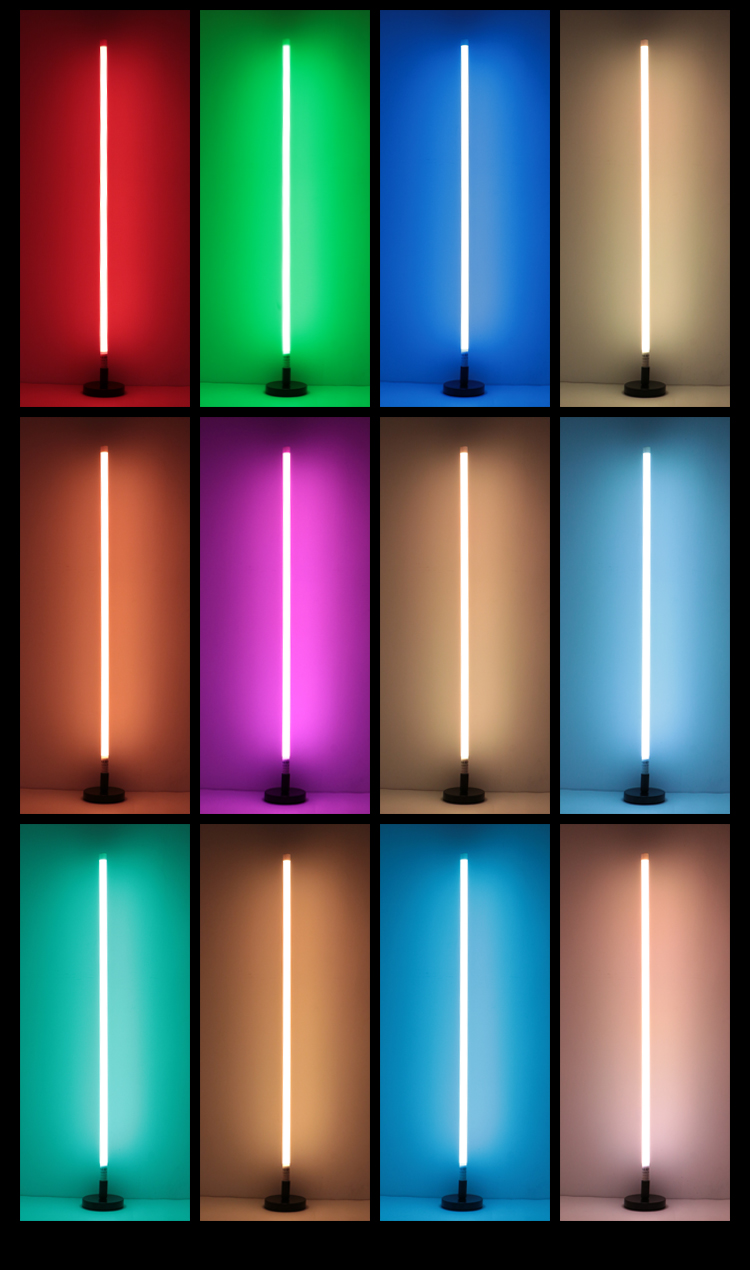 彩色发光长条抖音变色电池赛博朋克街舞紫色光绘摄影荧光舞蹈工作室拍