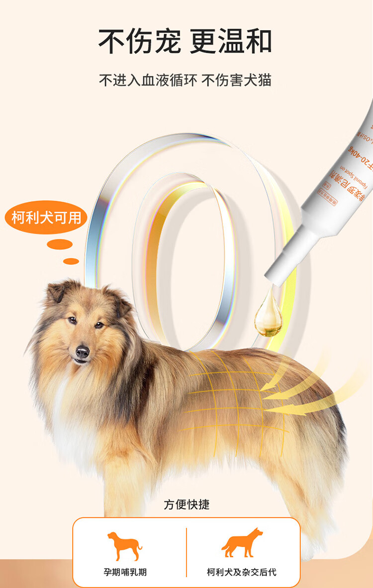 ergobaby驱虫药狗狗驱虫体外驱虱子跳蚤药宠物驱虫滴剂打虫药大型犬非