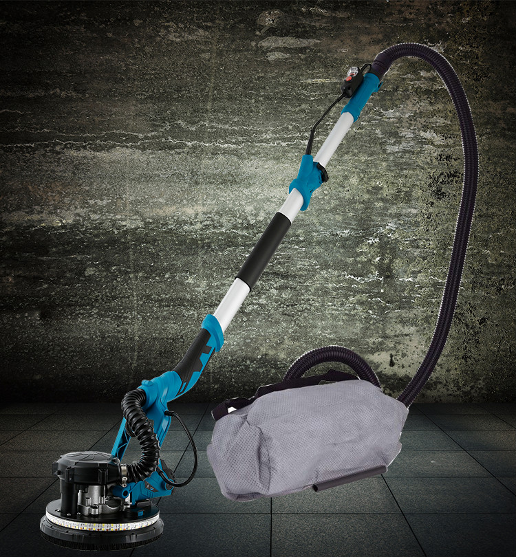 带灯灯长杆无尘墙面打磨机电动砂纸机超轻腻子打磨墙壁抛光机沙皮32米