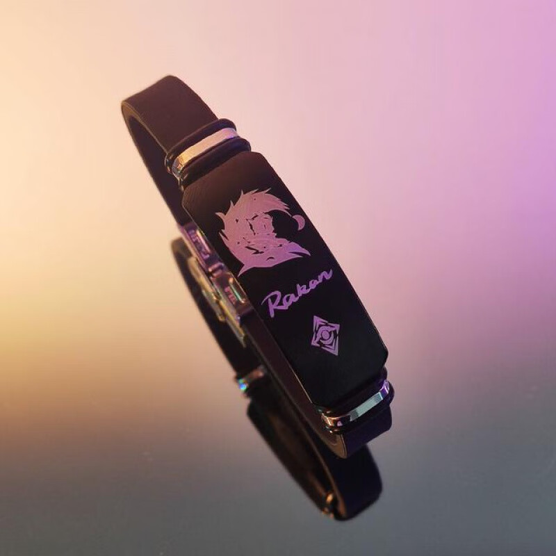 手环战队周边炫酷创意签名情侣游戏手环学生毕业礼品诺克萨斯之手黑针