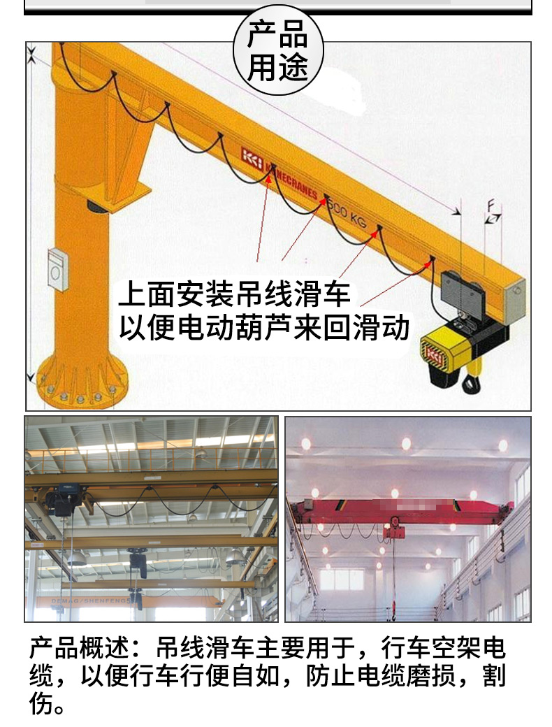 吊线滑轮牵引滑轮挂线滑轮滑线轮行车滑轮电缆滑车全塑