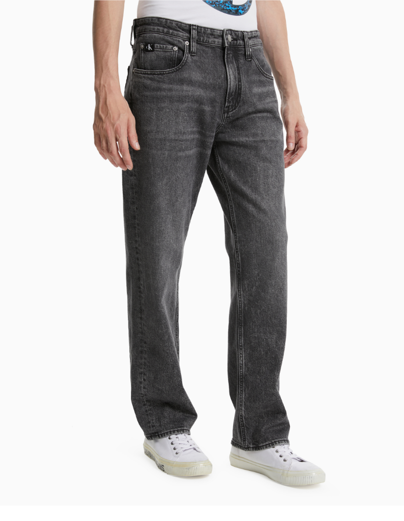 ckjeans2021秋冬新款男士潮流水洗磨白烟灰色牛仔裤j3194411bz牛仔灰