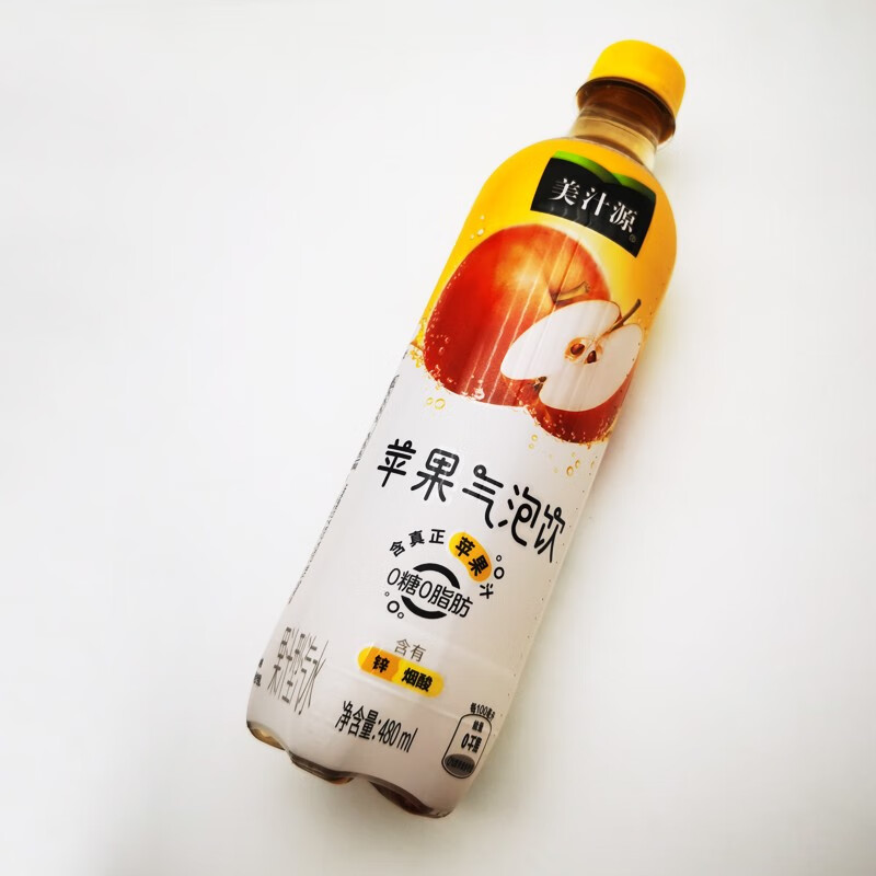 可口可乐(coca-cola) 可口可乐美汁源苹果味气泡水480ml*12瓶装 果味