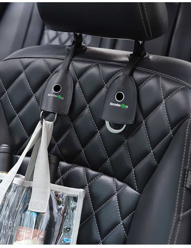 奔驰汽车挂钩后座椅背挂钩隐藏式多功能车内用创意车载挂钩奔驰挂钩1