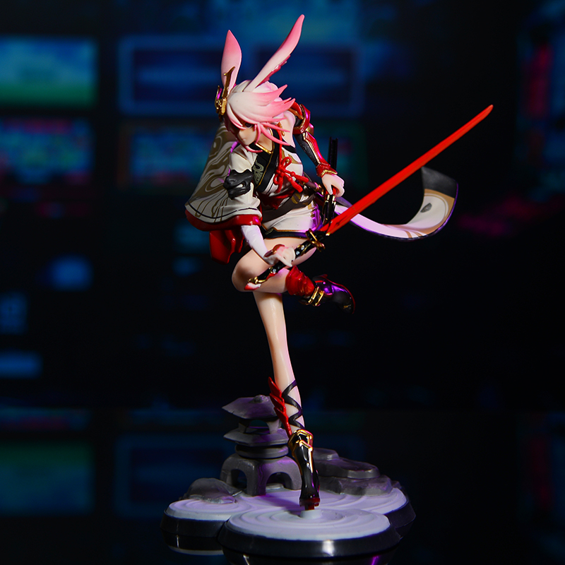 崩坏学园3丽塔·浣溪沙同款美少女真炎幸魂八重樱盒装摆件公仔模型版