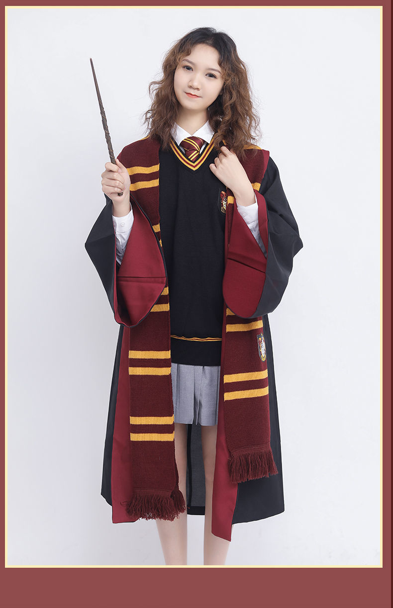 哈利魔法袍环球影城原版服装格兰芬多霍格沃茨学院服巫师袍波特 蓝