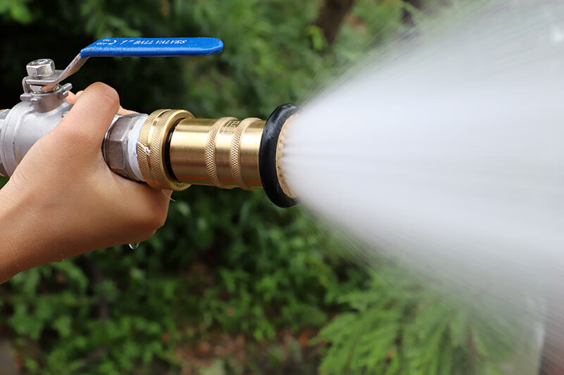 定制消防款洒水车高压水枪可调直喷开花水幕冲洗绿化灌溉水泵喷头32