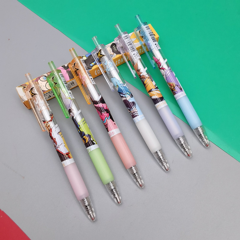 5mm可爱周边文具中小学生用盲拆盒 异世界生活盲盒笔6218-013 随机5支