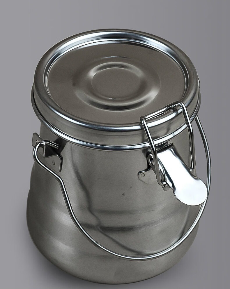 油画油壶不锈钢洗笔壶防漏带盖子洗笔桶调色小油壶洗笔器75ml达码上光