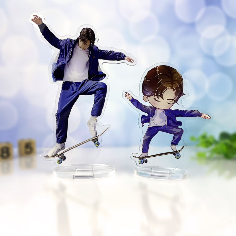 【现货闪发】王一博周边亚克力立牌这就是街舞85摩托桌面车内摆件来图