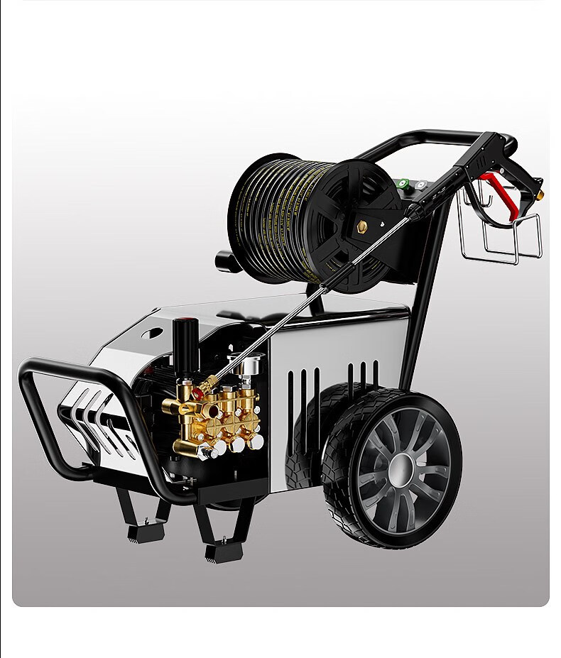 黑猫洗车机商用超高压220v洗车店养殖场大功率工业清洗机水枪水泵 5.