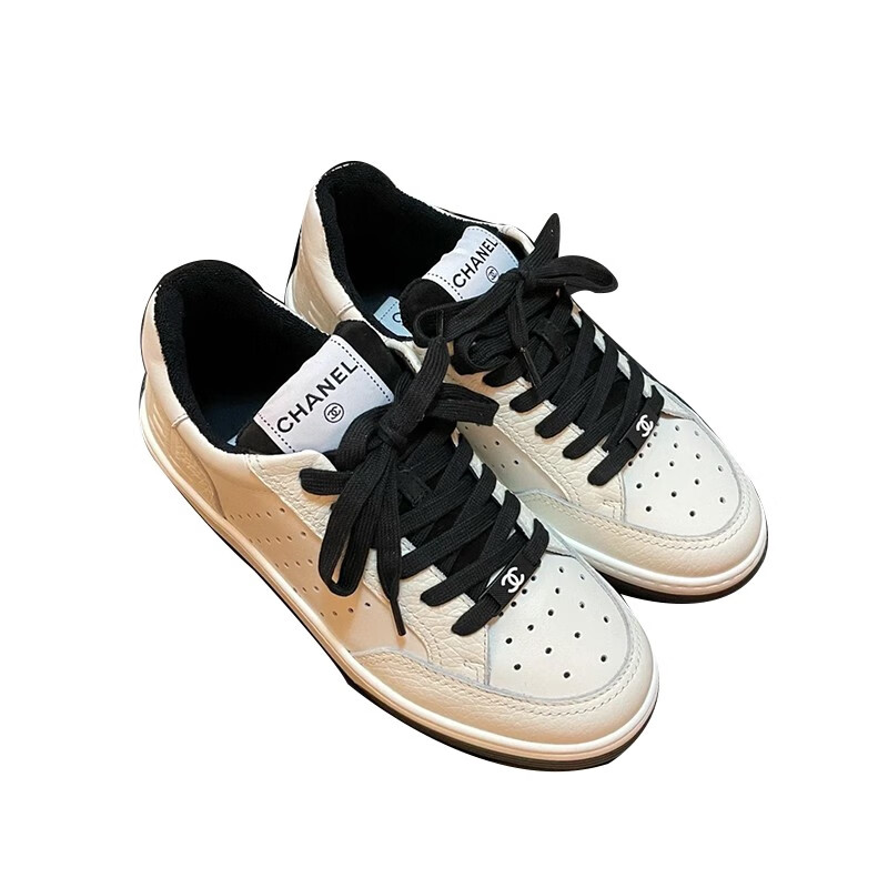 chanel香奈儿女士22p春夏新款熊猫板鞋草莓熊色cx拼色237