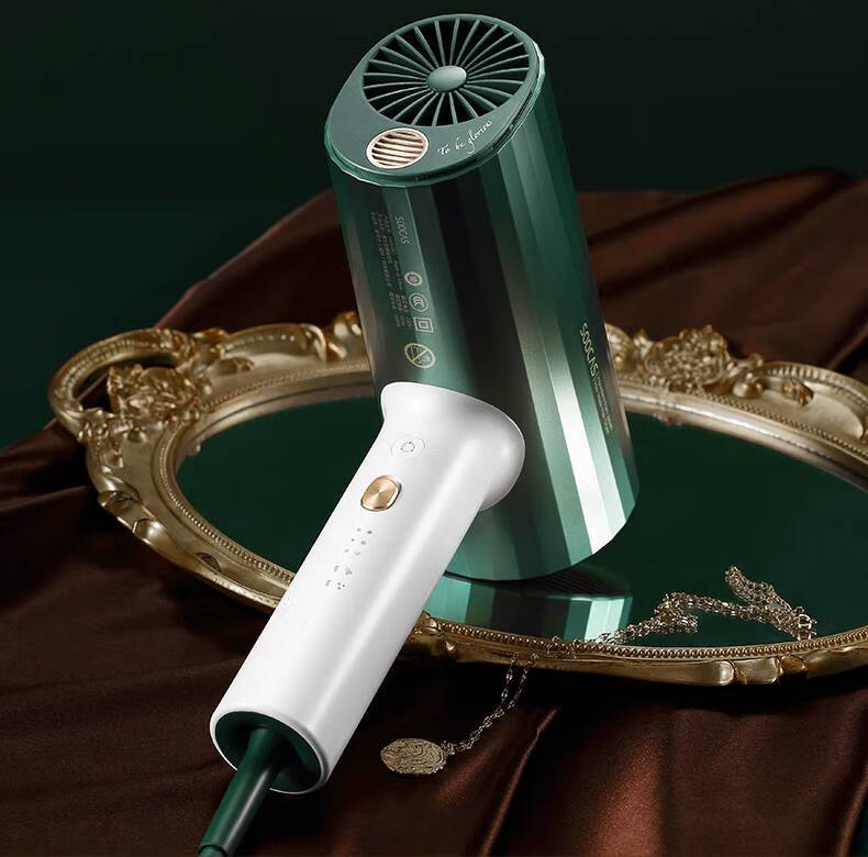 素士发膜吹风机家用负离子护发大功率胶原蛋白电吹风筒冷热风速干华幻