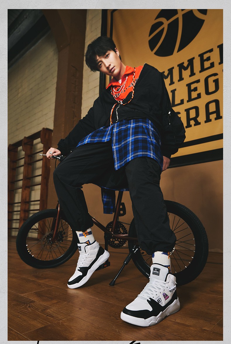 龚俊同款型燃丨361男鞋邦弹科技运动鞋2021秋冬季新款缓震潮搭高帮