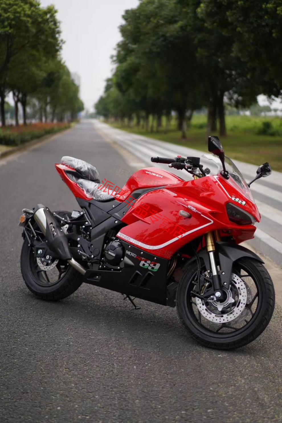 定制款式国四蛟龙400跑车abs双缸水冷电喷摩托车杜卡迪款式整车可上牌