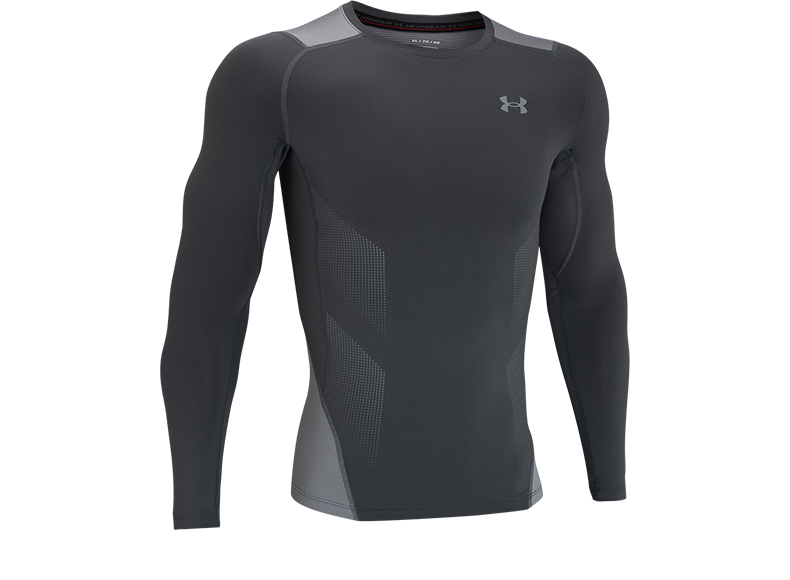 安德玛官方ua heatgear vent男子稳固干爽训练运动长袖