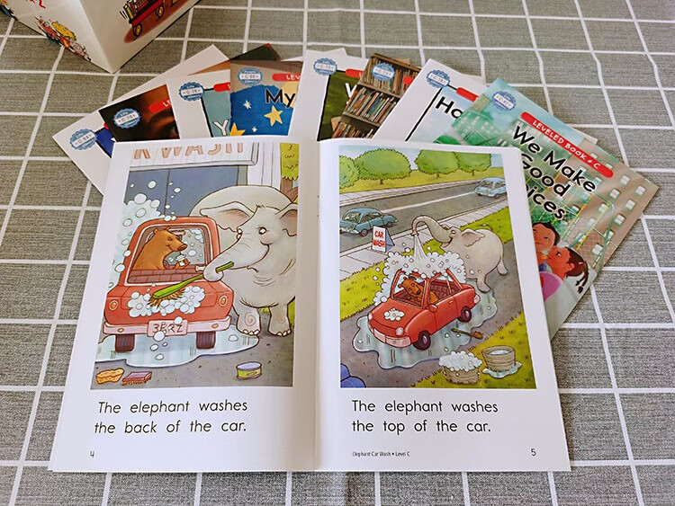 【官方直销】raz分级读物raz分级阅读绘本全套aa美国英语原版读物点读